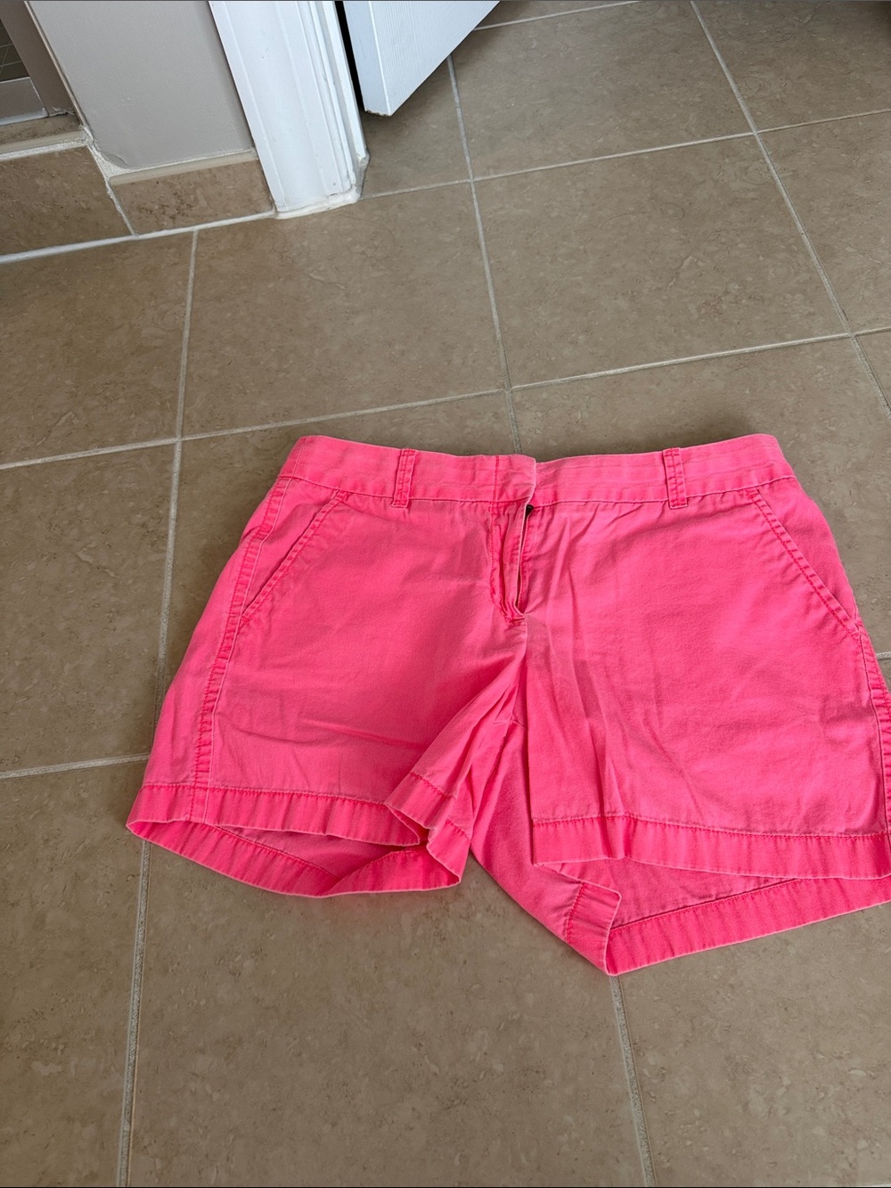 J. Crew Hot Pink Women’s Classic Cotton Bermuda Shorts